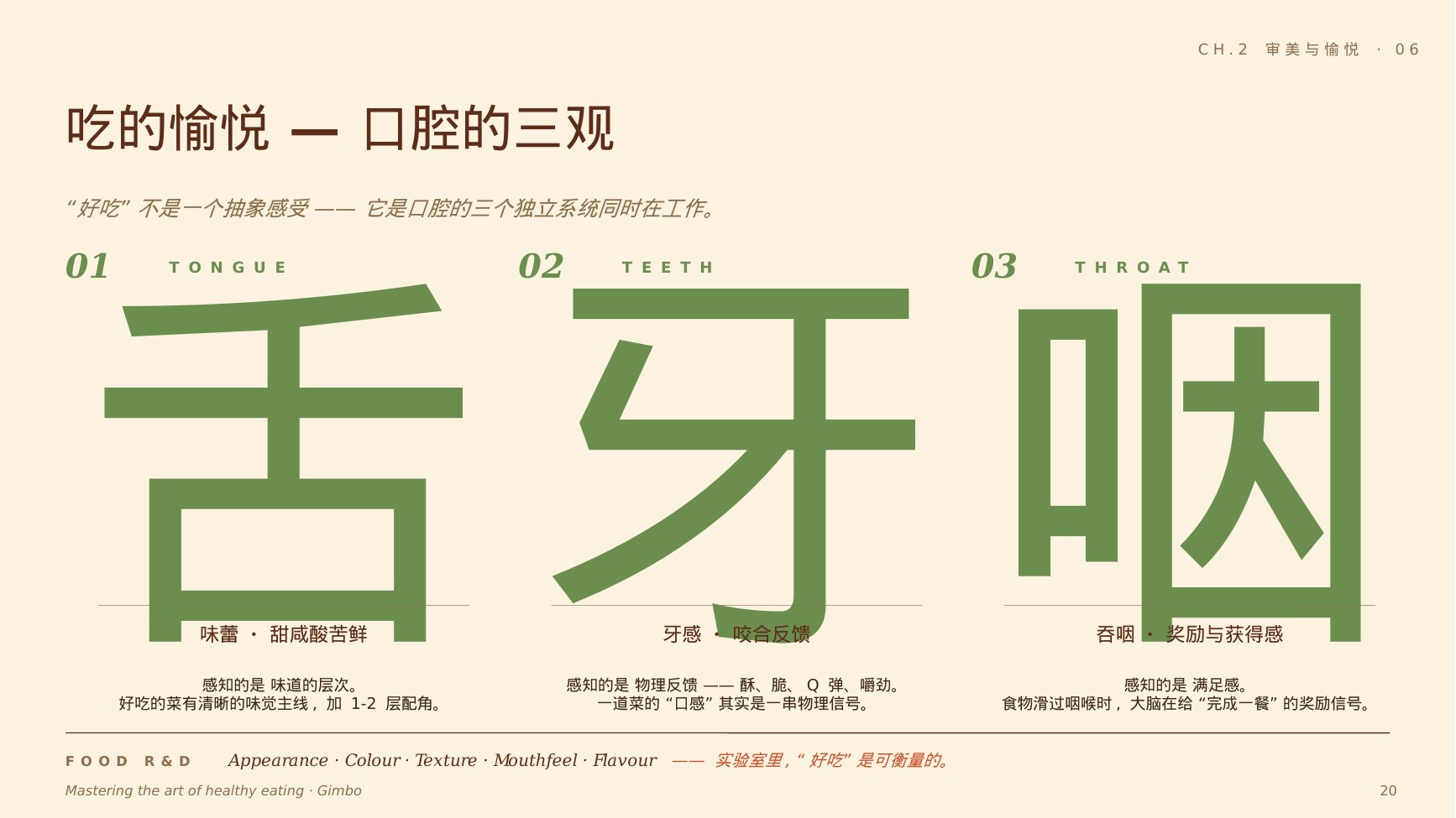 口腔三观